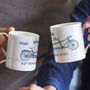 On Your Bike Couples Mug Set, thumbnail 1 of 2