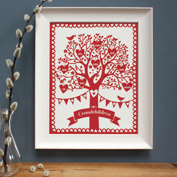 Personalised Family Tree Print, 4 of 5