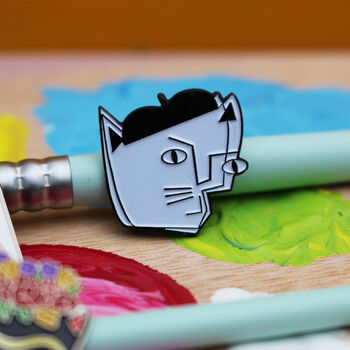 Pablo Picatso Cat Artist Pin, 3 of 3