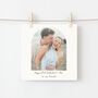 Happy First Valentines Day As My Fiancé/Fiancée Photo Card, thumbnail 1 of 3