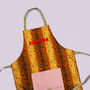 Personalised Adult's Leopard Spot Apron, thumbnail 2 of 4