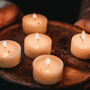 Gift Box Of 'Sand And Solace' Fragranced Tealights, thumbnail 4 of 7