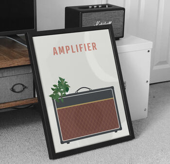 Guitar Amplifier Print | Vox Amp Music Poster, 2 of 8