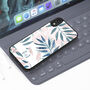 Personalised Watercolour Leaves iPhone Case, thumbnail 2 of 2