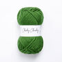 Pom Pom Christmas Tree Cushion Cover Easy Knitting Kit, thumbnail 6 of 9