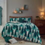 Christmas Tree Fleece Duvet Cover Set With Cosy Sherpa Reverse Festive Bedding, thumbnail 1 of 4