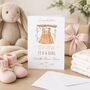 Personalised New Baby Girl Congratulations Card, thumbnail 4 of 6