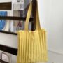 Soft Pleated Small Hand Tote Bag For Girls, thumbnail 1 of 7