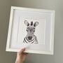 Watercolour Animals Nursery Print Set, thumbnail 5 of 7