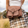 Personalised Leather Classic Saddle Bag, thumbnail 1 of 10