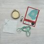 I'll Keep You Snug Christmas Mini Matchbox Cross Stitch Kit, thumbnail 5 of 5