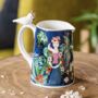 Personalised Giftboxed Frida Kahlo Botanical Jug, thumbnail 1 of 3