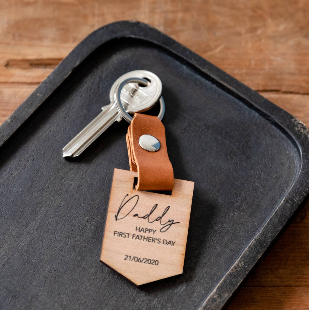 Image of Personalised Name Flag Banner Milestone Keyring