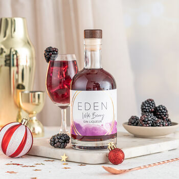 Luxury Personalised Gift Hamper Vegan Gin Christmas, 6 of 12