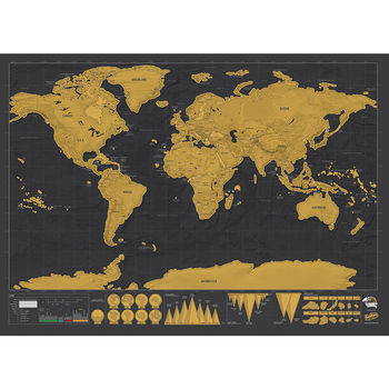 Scratch Map® Deluxe World Map Poster, 2 of 5