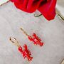 Red Lobster Hoop Earrings, thumbnail 5 of 6