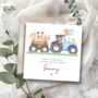 Safari Train Animals Birthday Card For Any Age, Colour Choices, thumbnail 1 of 5