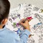 Dinosaur Colour In Pyjamas + 10 Pens Colouring Kit, thumbnail 4 of 12