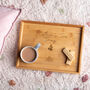 Personalised Engraved Mother's Bamboo Tea Break Tray, thumbnail 4 of 4