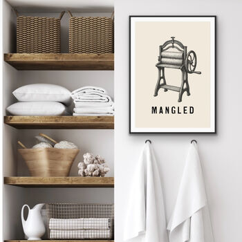 Mangled Laundry Room Print, 2 of 3