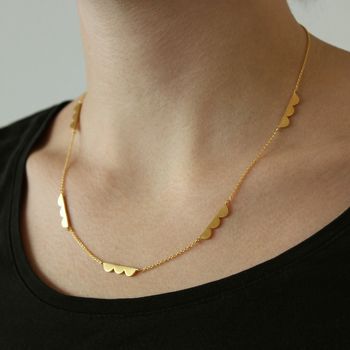 Scalloped Chain Necklace, 3 of 8