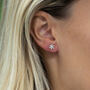 Snowflake Stud Earrings, thumbnail 1 of 3