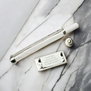Personalised Plain Silver Plated Certificate Holder, 4 of 7
