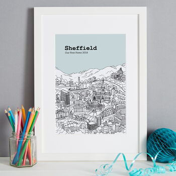 Personalised Sheffield Print, 2 of 12