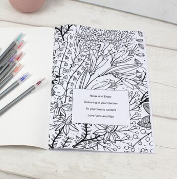 Personalised Gardening Colouring Book, 2 of 5