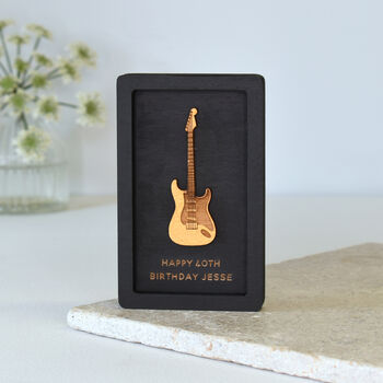 Miniature Saxophone Personalised Wall Art Gift, 4 of 6