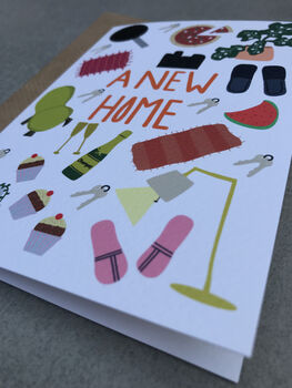 'A New Home' Greetings Card, 3 of 5