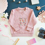 Liberty Of London Personalised Children's Jumper Pink, thumbnail 1 of 6