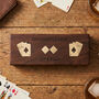 Dads Engraved Card And Dice Wooden Case Set, thumbnail 1 of 6