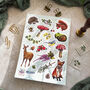 Woodland Vinyl Sticker Sheet, thumbnail 3 of 4