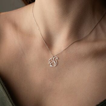 Woodland Magic Squirrel Necklace, 3 of 9