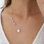 Silver Or Gold Freshwater Pearl Necklace, thumbnail 1 of 5