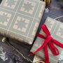 Star Patchwork 'Little Women' Paper Fibre Wrapping Paper, thumbnail 4 of 12