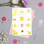 Traditional Personalised New Baby Card, Pink Or Blue, thumbnail 1 of 5
