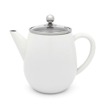 Double Wall Stainless Steel Teapot One.1 L Capacity, 6 of 7