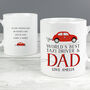 Personalised Worlds Best Taxi Driver Dad Ceramic Mug, thumbnail 1 of 4