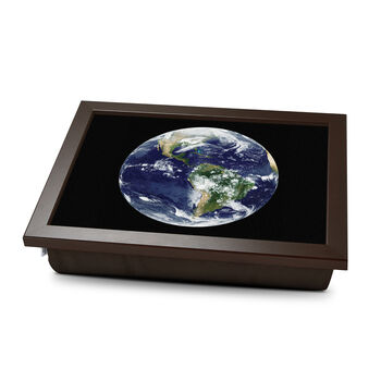Earth From Space Lap Tray With Beanbag Cushion, 5 of 7