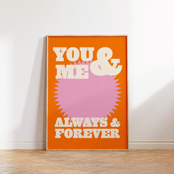 You And Me Music Gift Print, 2 of 4