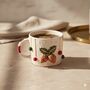 Handmade Pinecone And Holly Mug With 24ct Gold Festive Detailing, thumbnail 1 of 2
