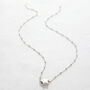 Sterling Silver Star Bead Necklace, thumbnail 5 of 7