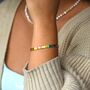Gold Rainbow Bracelet, thumbnail 3 of 4
