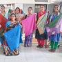 Extra Large Zero Waste Upcycled Sari Gift Wrap, thumbnail 7 of 12