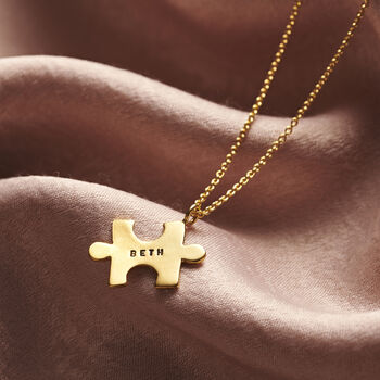 Personalised Friendship Jigsaw Necklace Set, 4 of 9