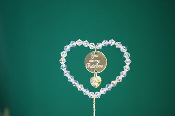 Mother's Day Gift, Personalised Crystal Heart, 5 of 7