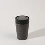 Circular Leakproof And Lockable Reusable Cup 8oz Black, thumbnail 5 of 9