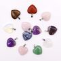 Gemstone Heart Pendants | Set Of 12, thumbnail 1 of 2